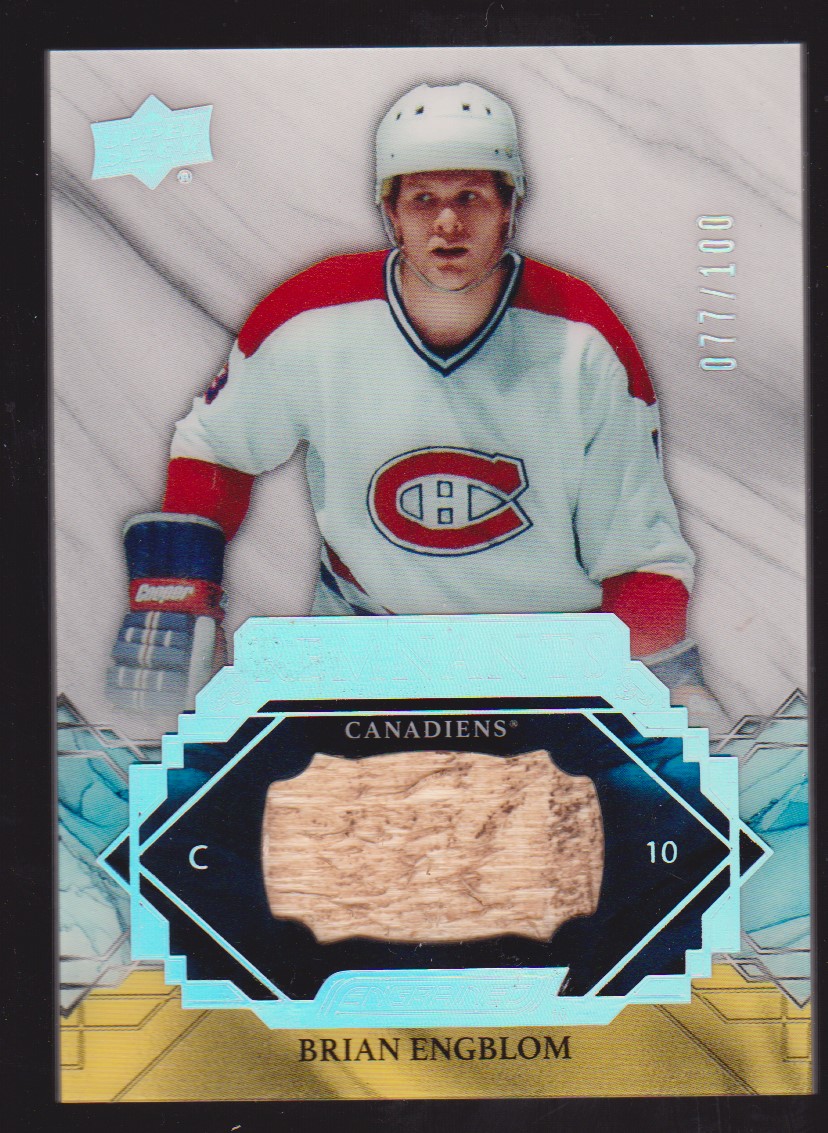 (image for) 2019-20 Upper Deck Engrained Remnants #RBE Brian Engblom 77/100